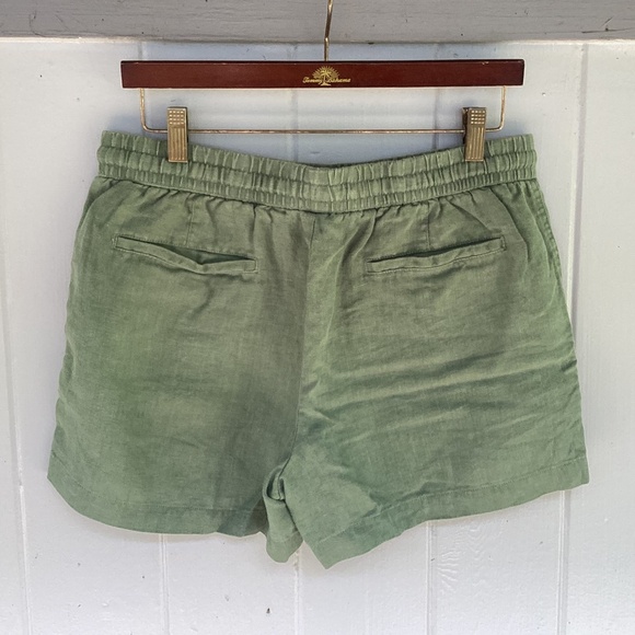 Garnet Hill SHORTS 100% linen - Picture 2 of 4